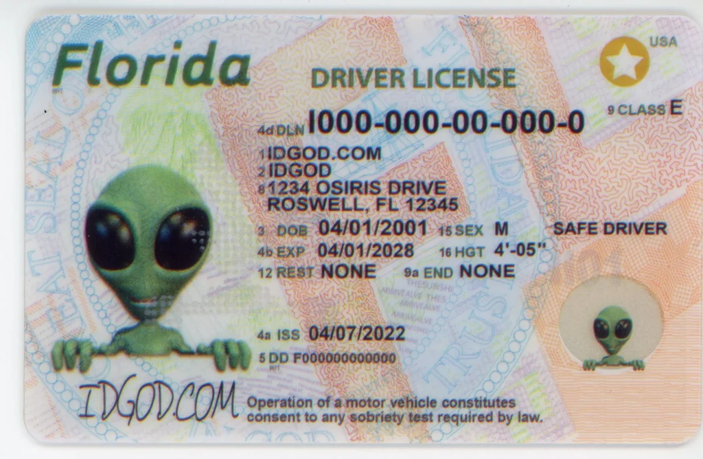 Florida Fake ID - IDGod Fake IDs